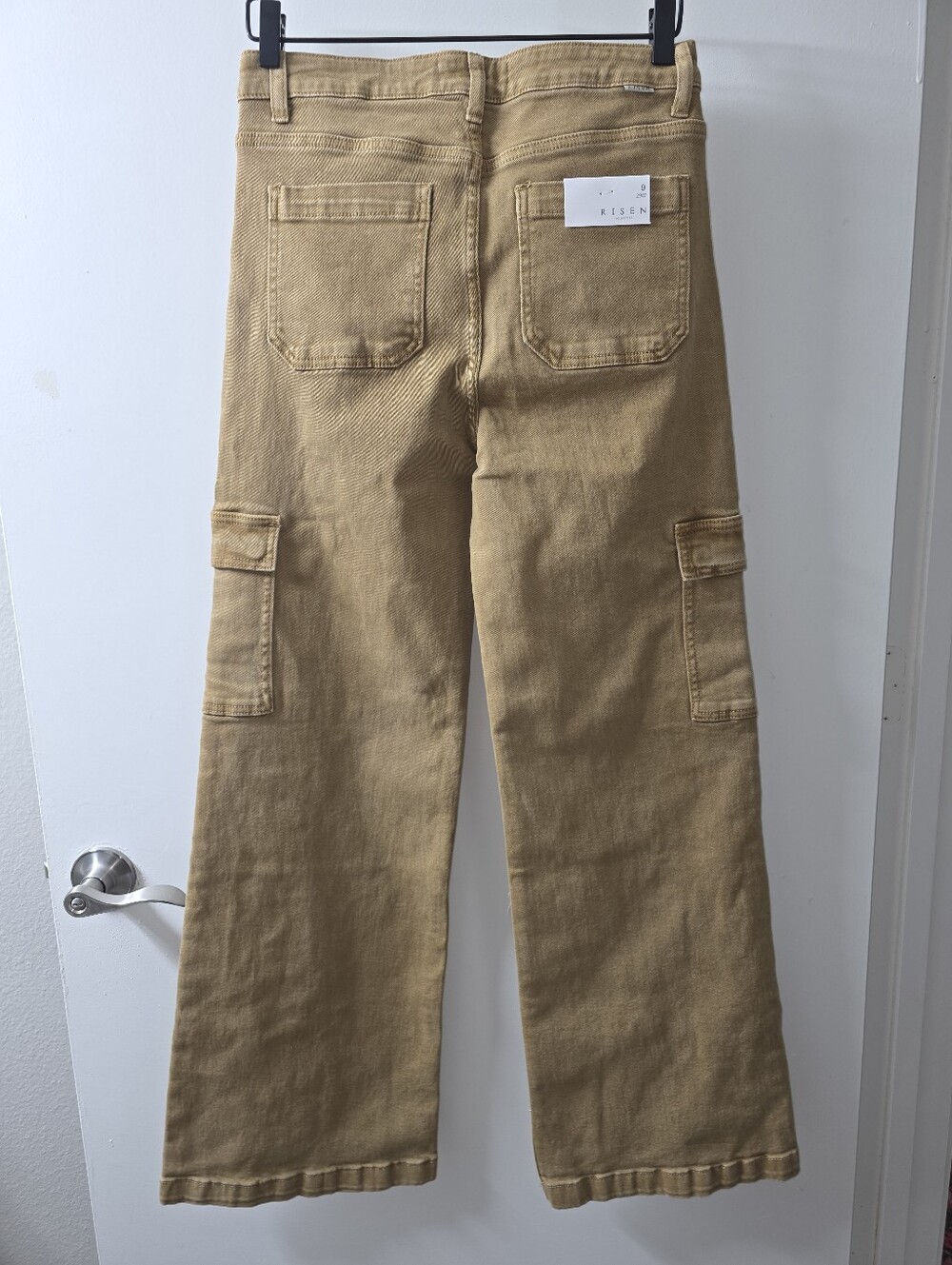 NWT Risen Los Angeles Cargo Jeans In Mocha Size 9/29 - Picture 9 of 9